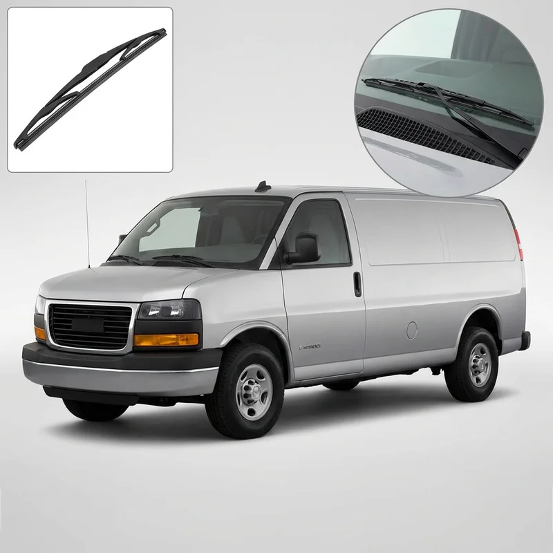 Passenger Side Wiper Blade for GMC G25/G2500 Van (1967 - 1974) - 1